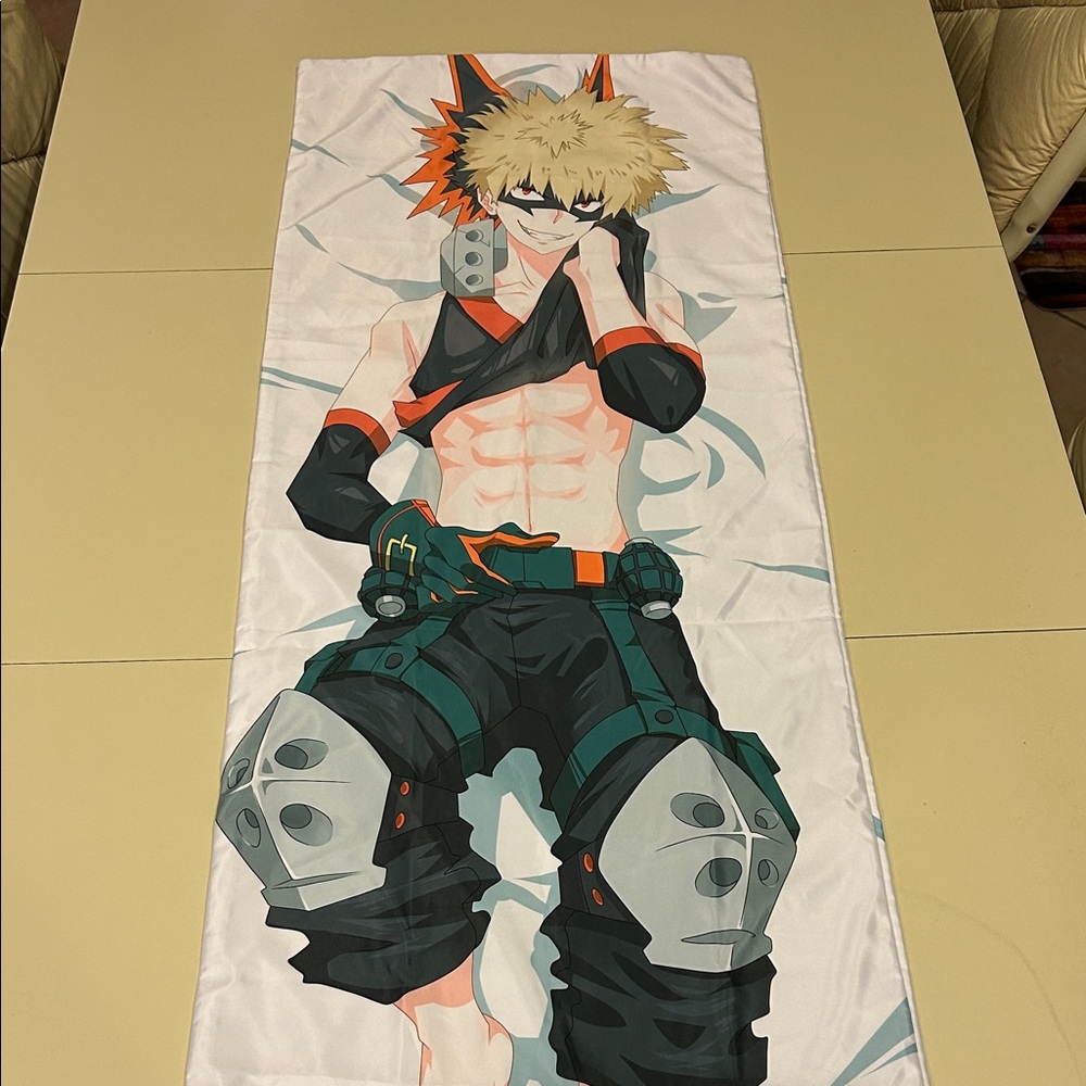 Anime Character Katsuki Bakugo XL Double Sided Body Pillow Cover
